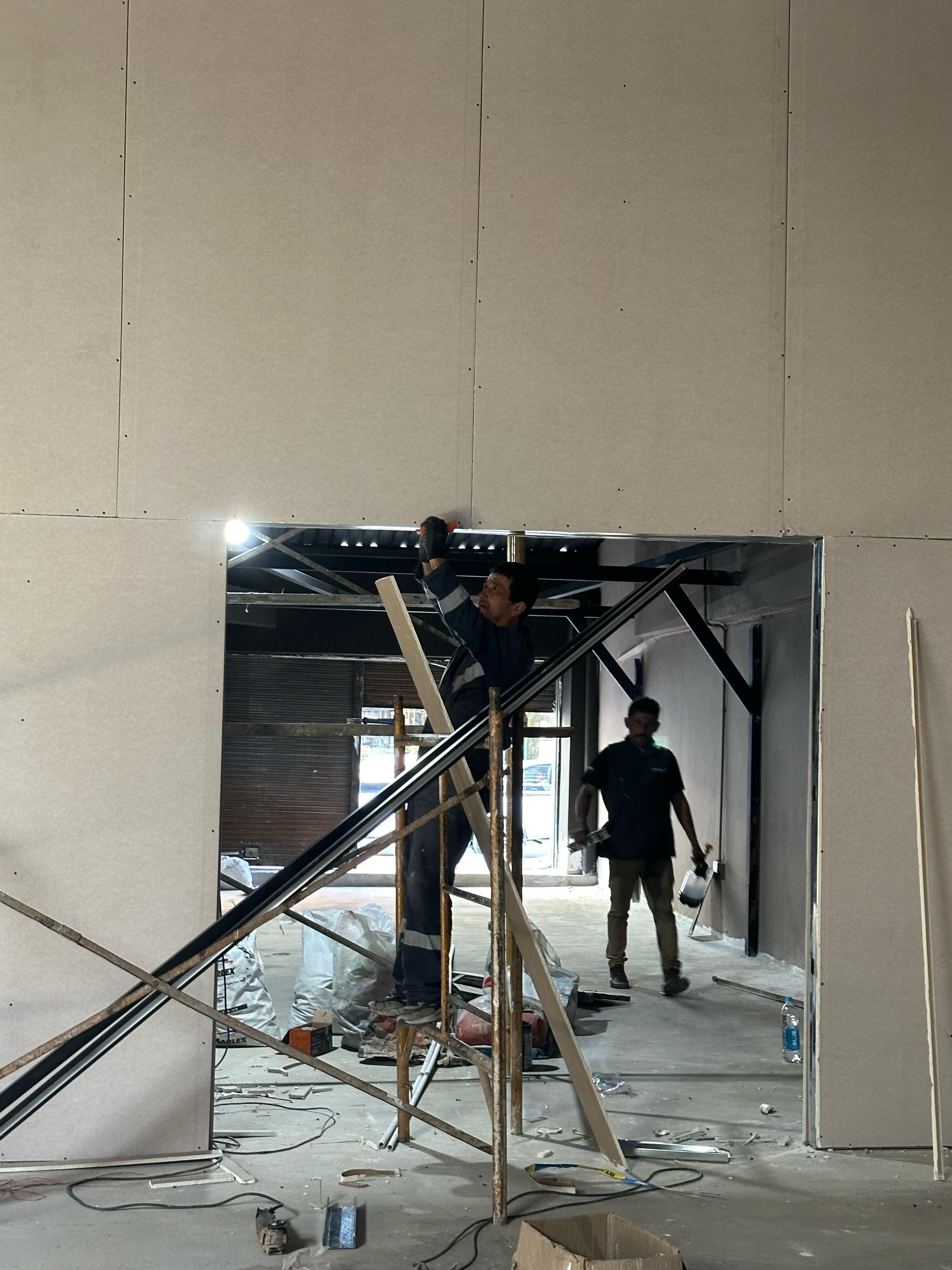 La obra en construcción